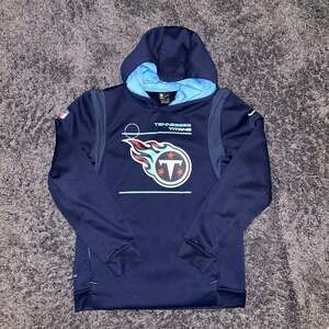 Tennessee Titans 2021 Nike Sideline Performance Pullover Hoodie Women's 2XL